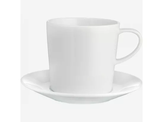 HABITAT - 4 tasses à expresso en porcelaine blanche - Effie