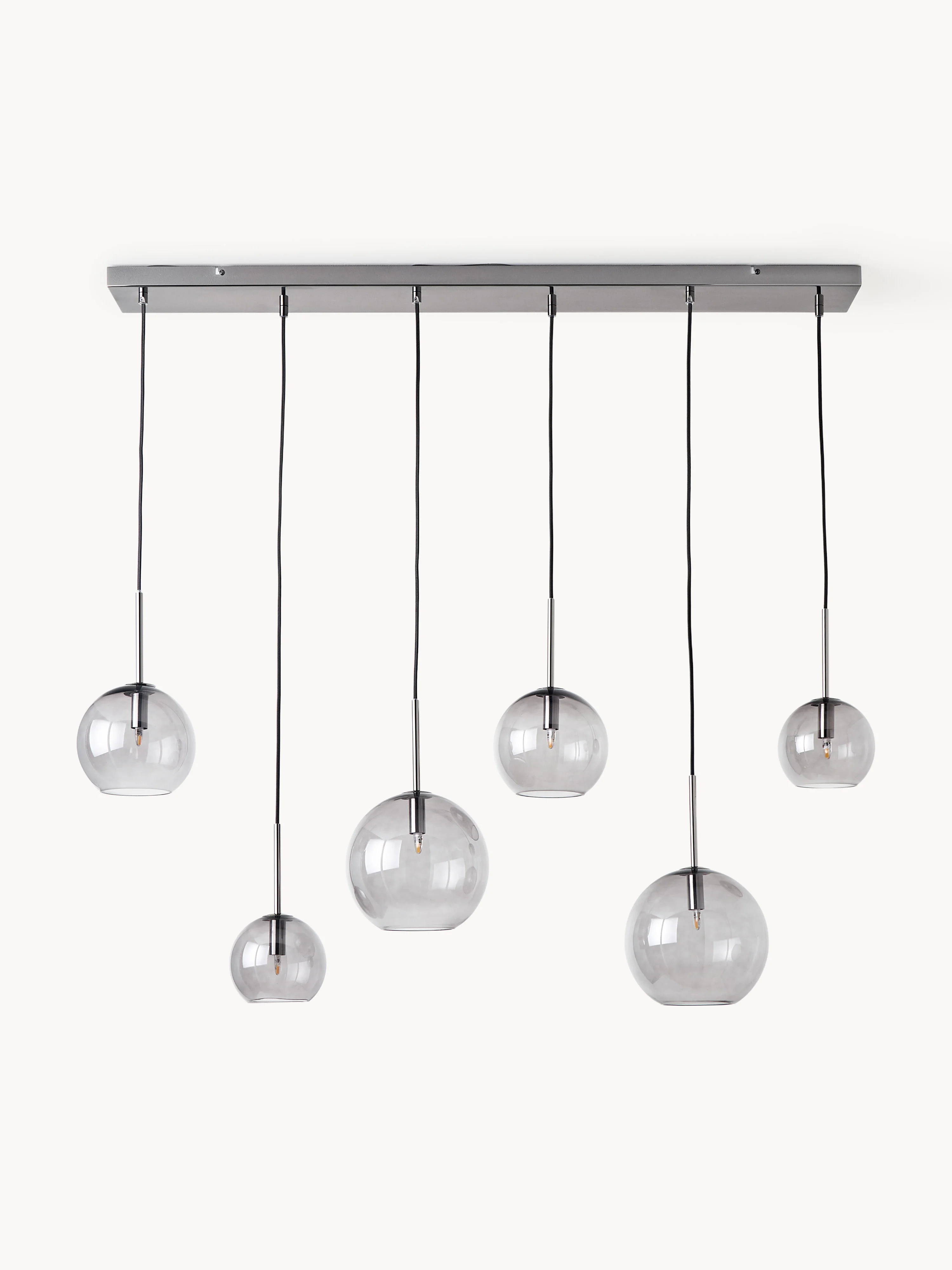 Grote glazen bol hanglamp Raquel