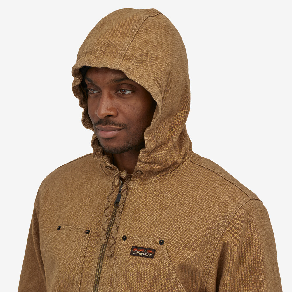 Iron Forge Herren-Kapuzenjacke aus Hanf-Canvas