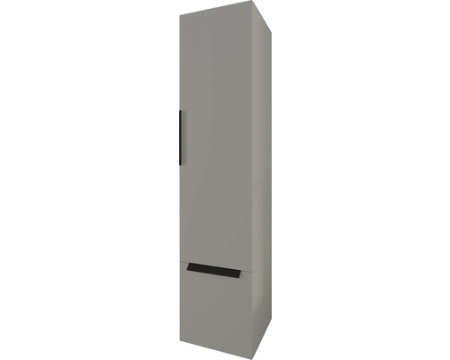Urban hoge kast, mat grijs, 35 cm x 150 cm