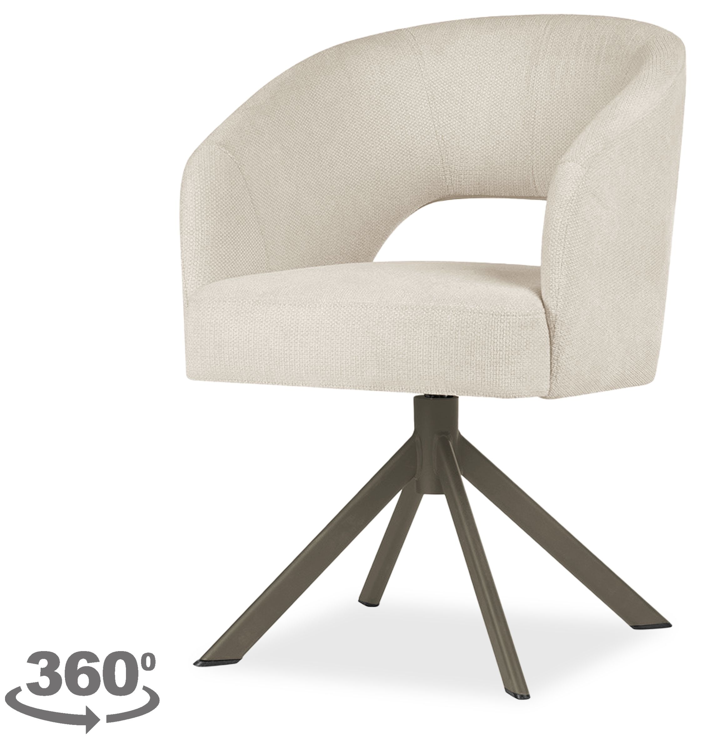 Eetkamerstoel Virlet B57 x D65 x H81 cm