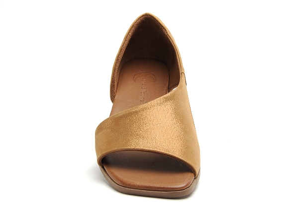 Lune et l autre nu pieds plats femme paoline marron