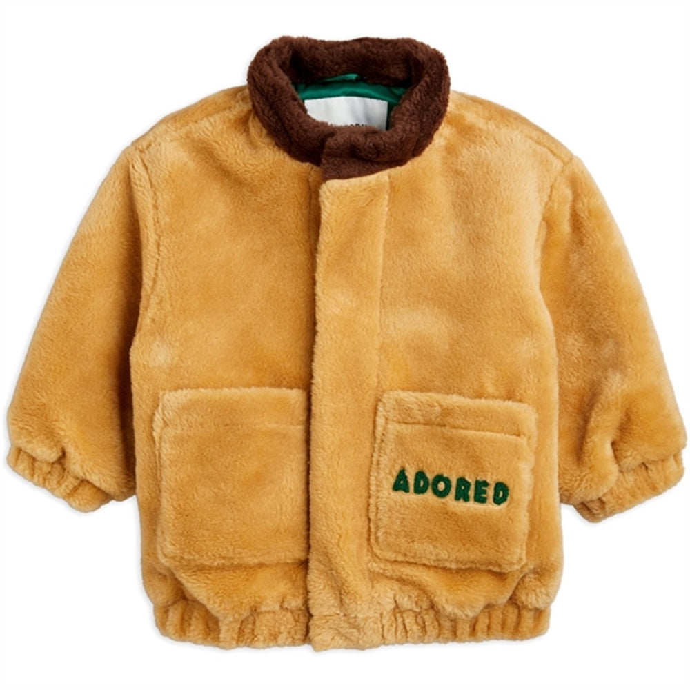 Adored Faux Fur Jakke Beige - Mini Rodini