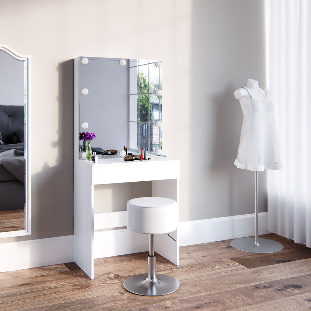 Vicco Schminktisch Melle Weiß 68 x 155 cm Schlafzimmer