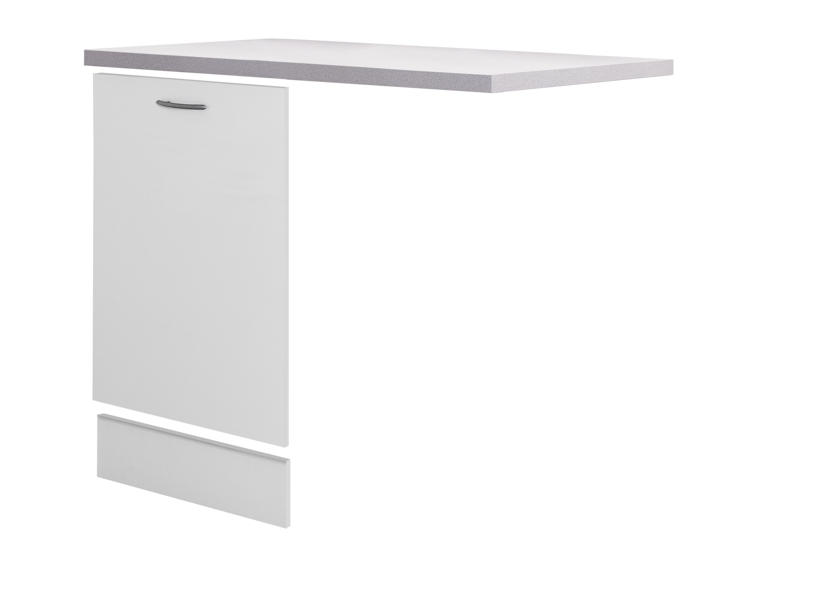 Geschirrspüler-Umbau WITO - weiß-grau - mit Griff - 110 cm