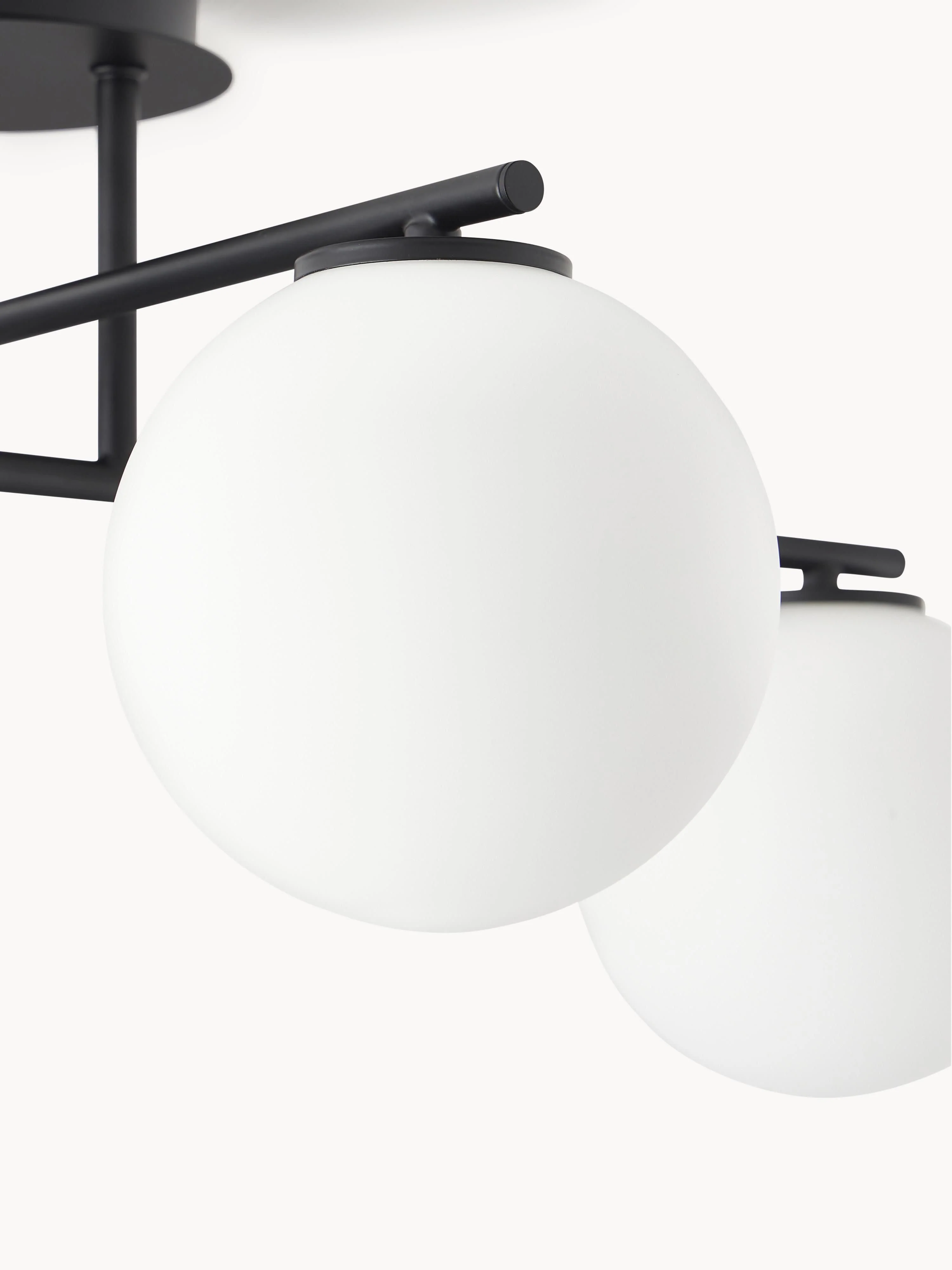 Plafondlamp Atlanta van opaalglas