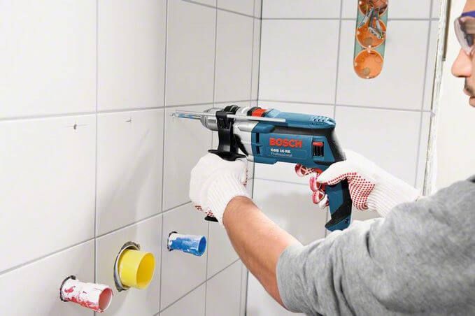 Bosch GSB 16 RE Klopboormachine in Koffer - 060114E500