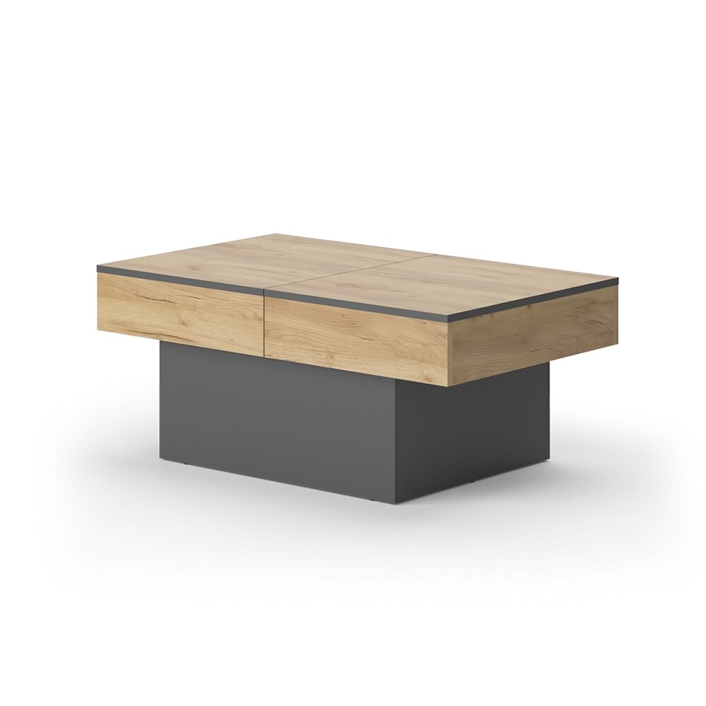 Vicco Couchtisch Boto Anthrazit Eiche 95 x 40 ausziehbar
