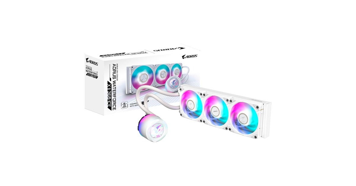 GIGABYTEAORUS WATERFORCE X II 360 waterkoeling  (Wit)