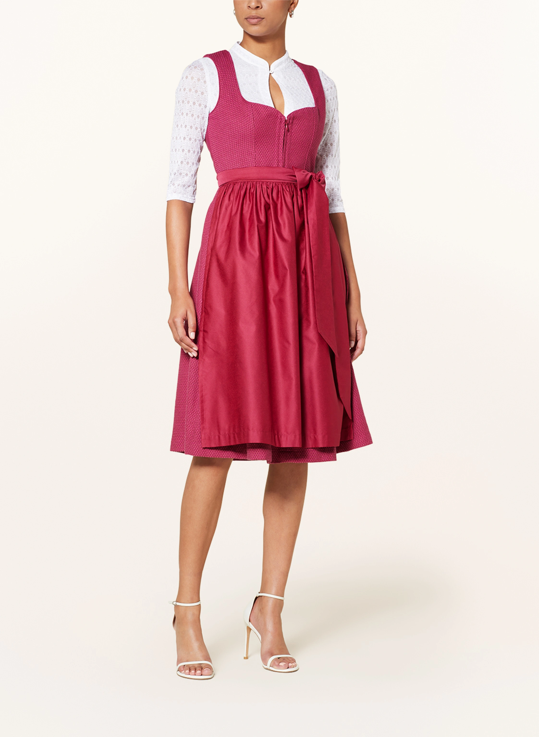 WALDORFF Dirndlbluse aus Spitze mit 3/4-Arm