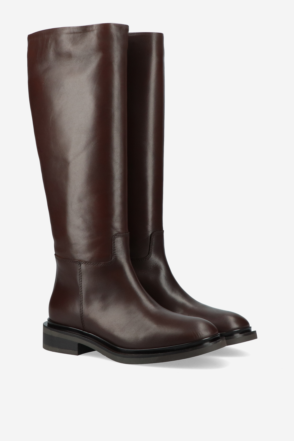 High leather boots