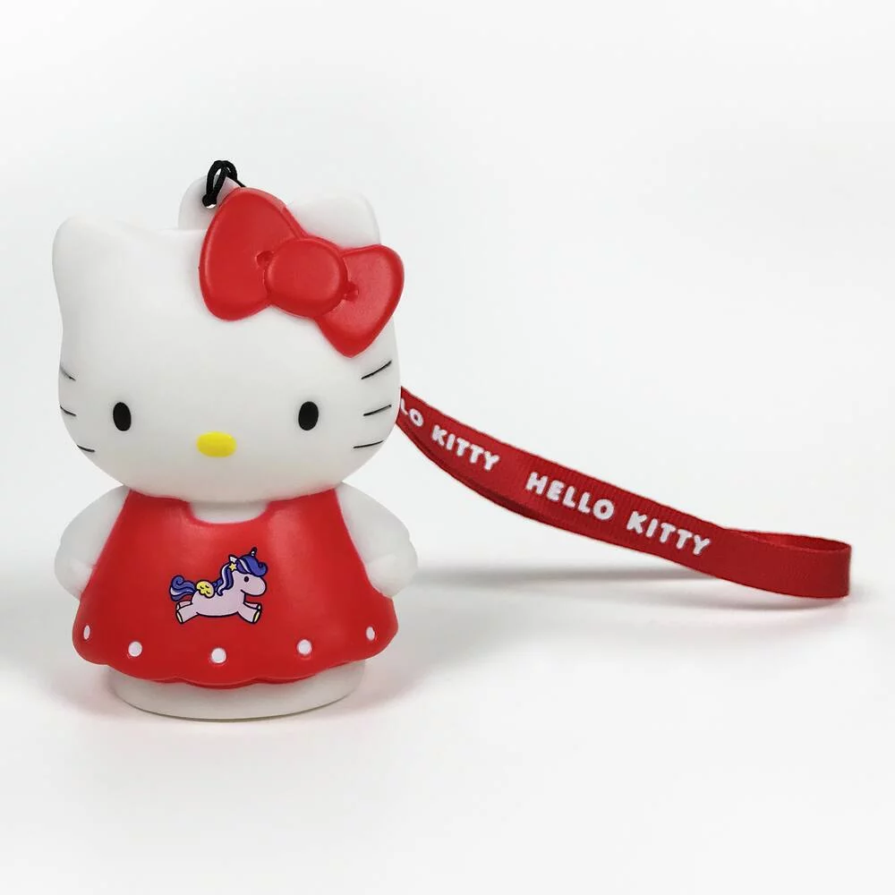 HELLO KITTY - FIGURINE LUMINEUSE ROBE ROUGE LICORNE 8 CM