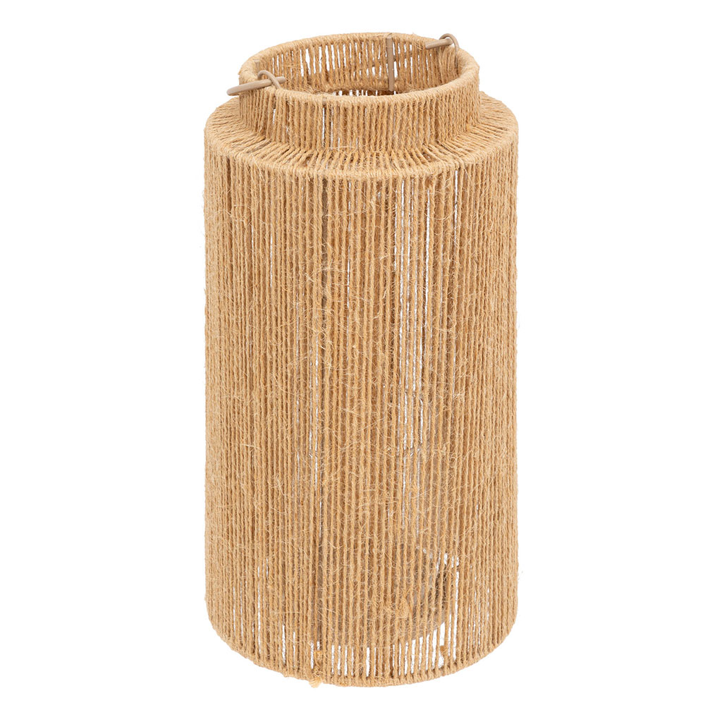 Lanterne ronde sisal FLO D 16.5x30cm