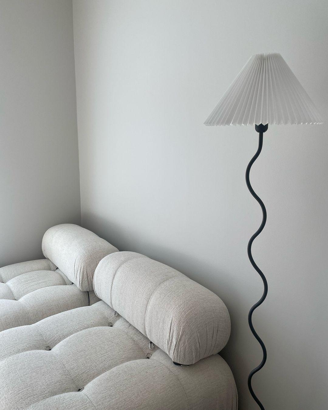 Staande lamp JIKAWO Metaal Zwart