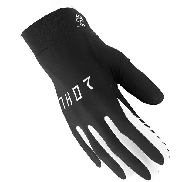 Thor Motocross - Gants Agile Solid Noir / Blanc