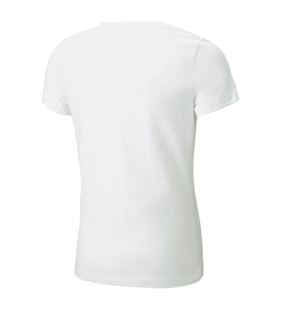 Camiseta branca Puma Ess+ com estampa de sereia