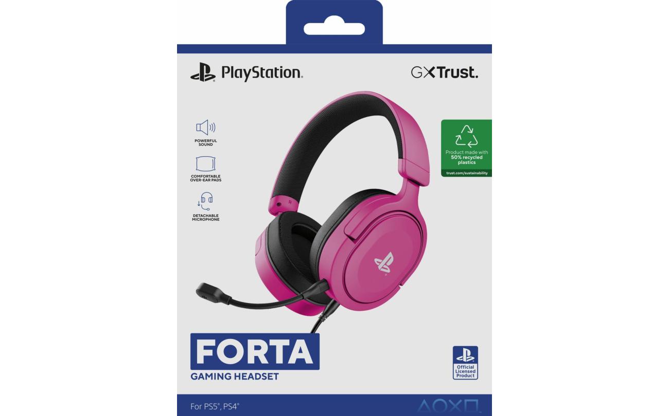 PS5 Trust GXT498P Forta Headset Roze