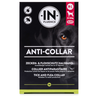 In-Fluence Zecken- & Flohhalsband für Hunde