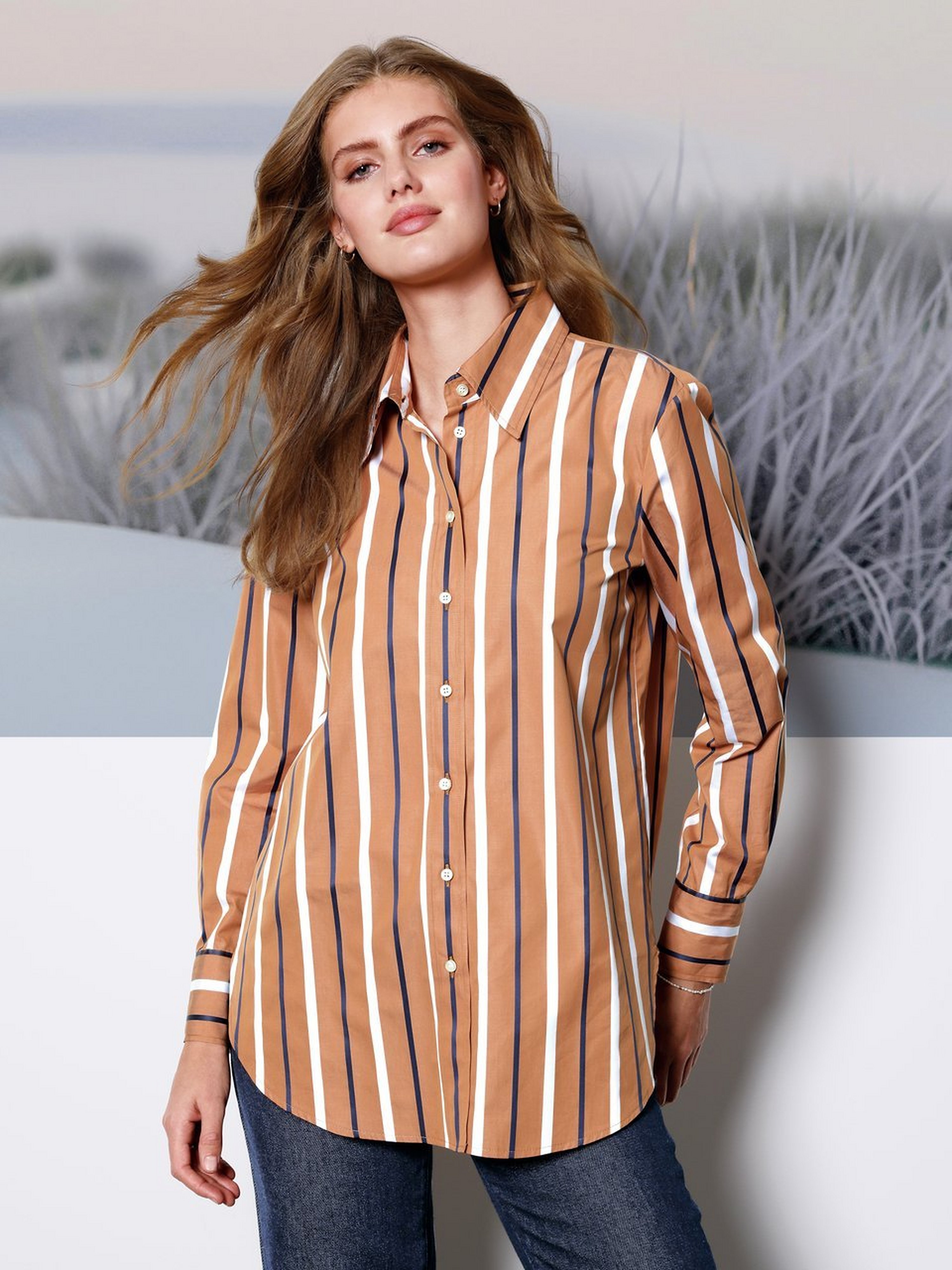 Long-Bluse