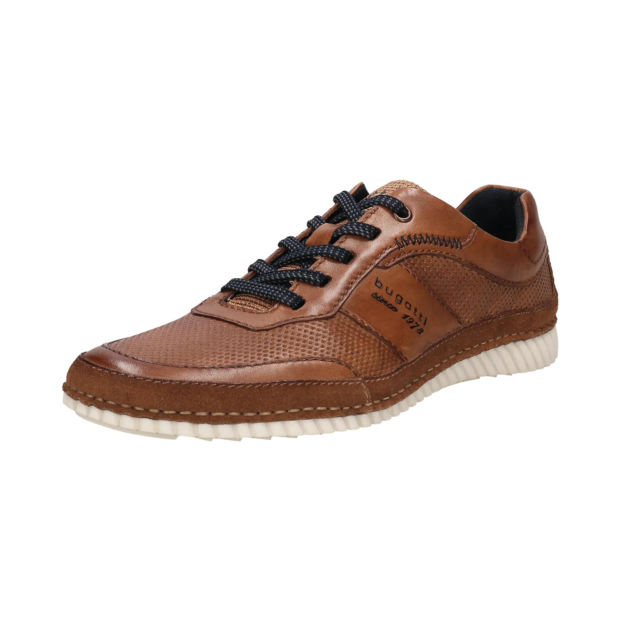Leder Schnürer cognac