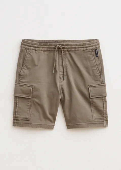 Cargo shorts met strik groen (GRN.O.D)