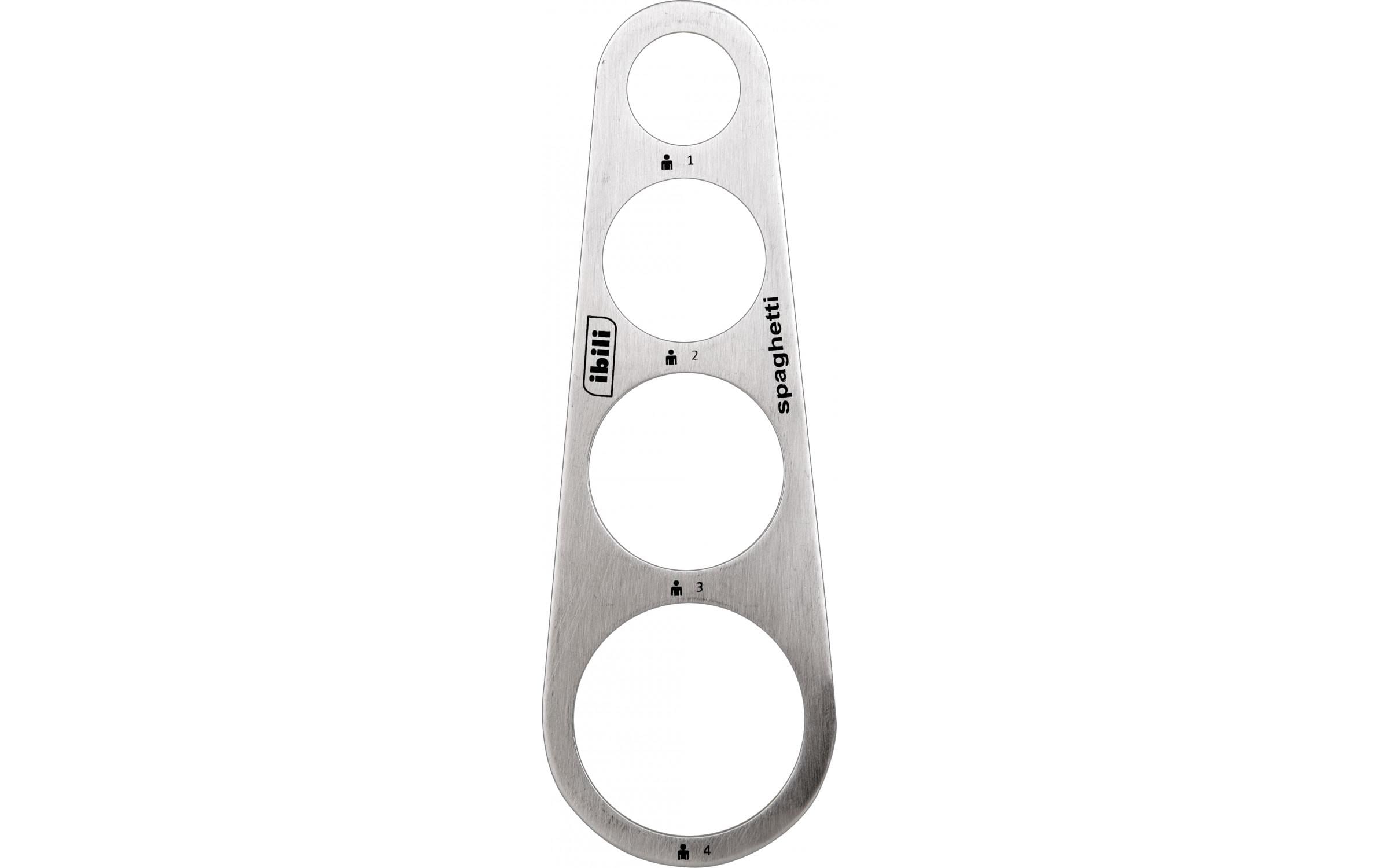 Nudel- und Spaghettimesser aus Edelstahl 16.5 cm SilberZum Messen von Nudeln und Spaghetti