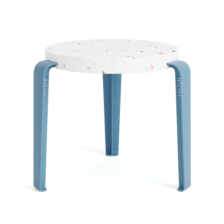 TipToe - MINI LOU Kinderhocker Tutti, recycled plastic, walblau