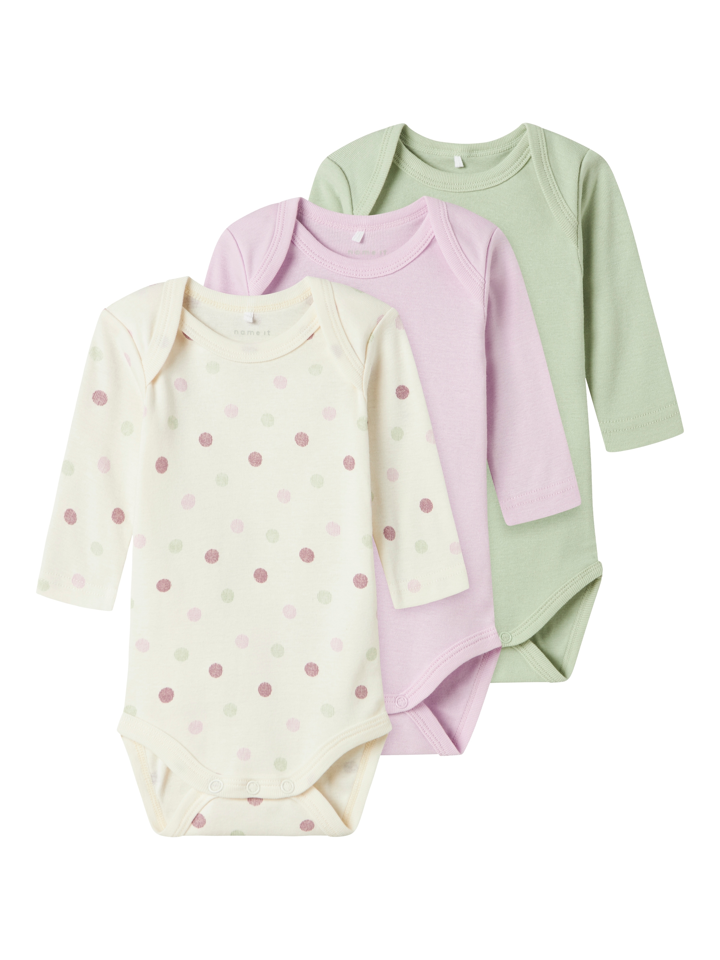 Name It Body »NBFBODY 3P LS JET STREAM DOT NOOS« Packung, 3 Stk.
