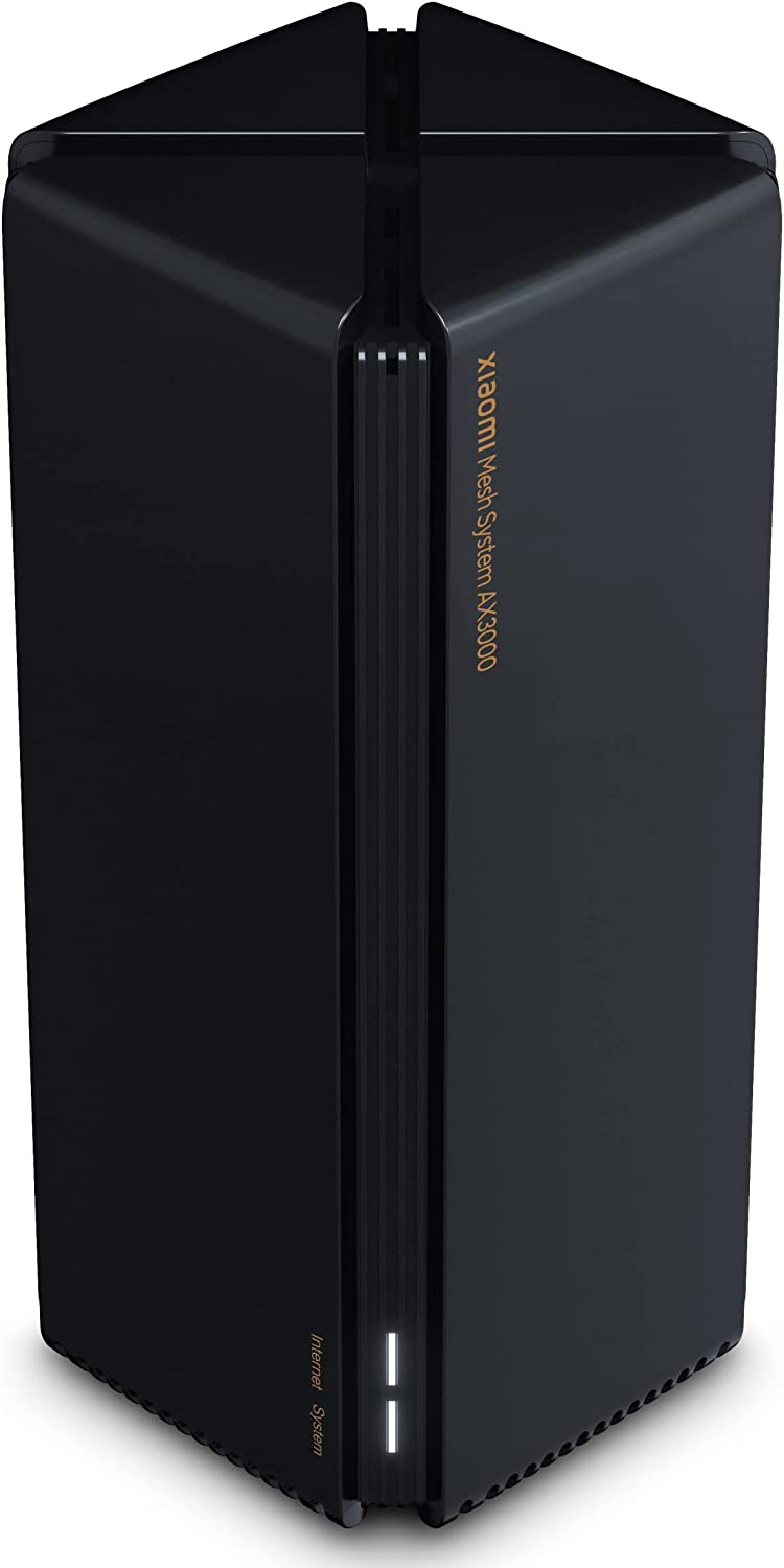(2er Set) (2976Mbit/s) Mesh System AX3000 Wi-Fi Router Internet WLAN Modem mit 3x LAN   1x WAN 2.4 Ghz / 5 GHz (DVB4287GL) - Schwarz