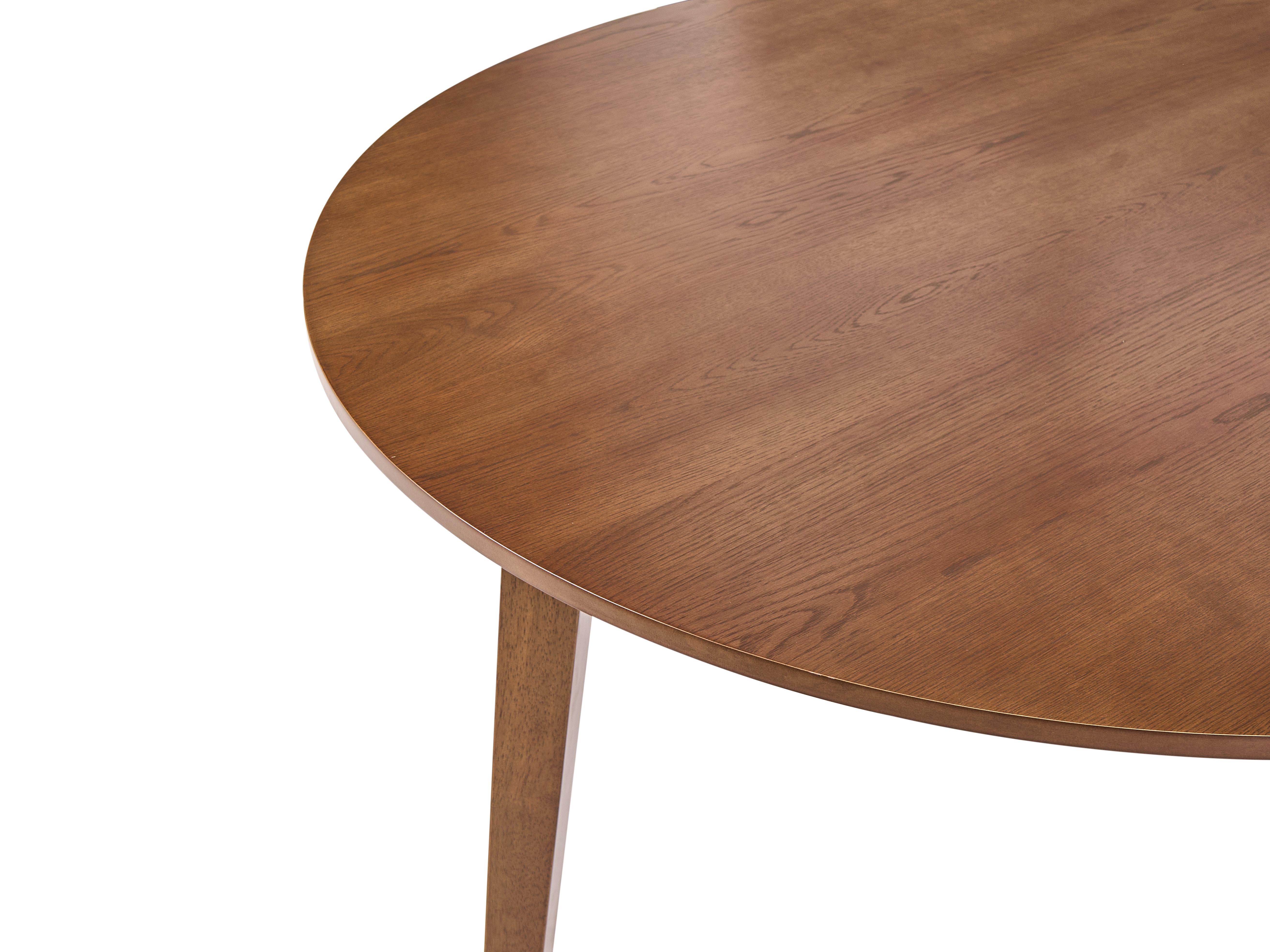 Eettafel HUNTLEY Donker eikenhout 140 cm 140 cm