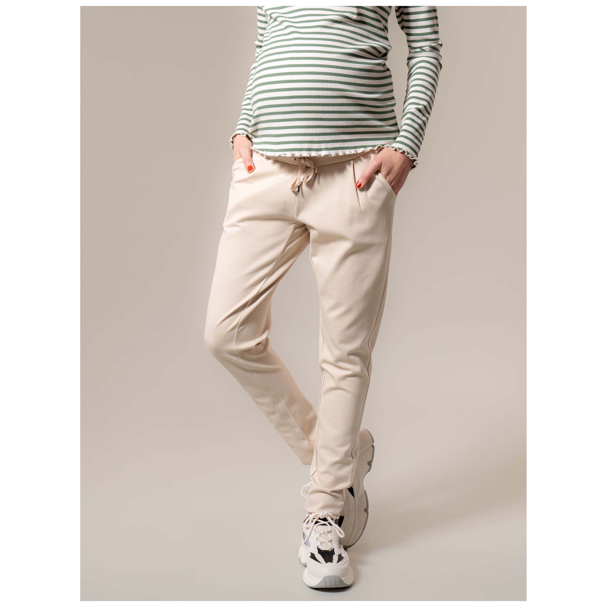 Prénatal zwangerschapsbroek lang effen beige