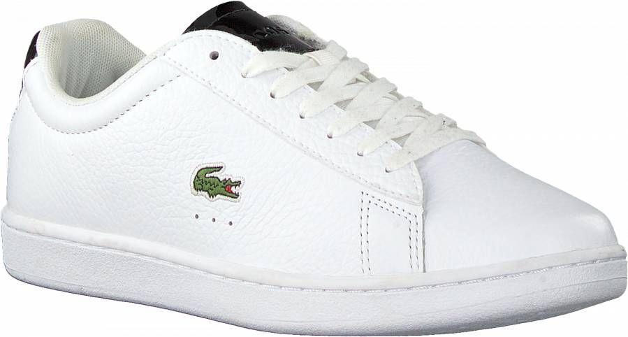 Lacoste Carnaby Evo Wit Zwart Dames Sneaker 39SFA0038