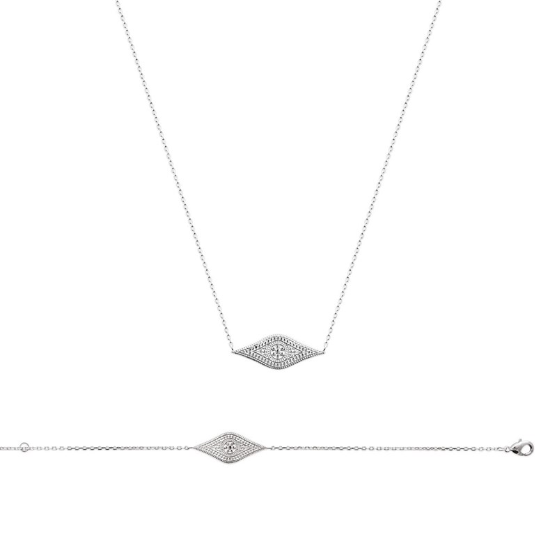 Collier Femme - Argent 925 - Longueur : 45 cm