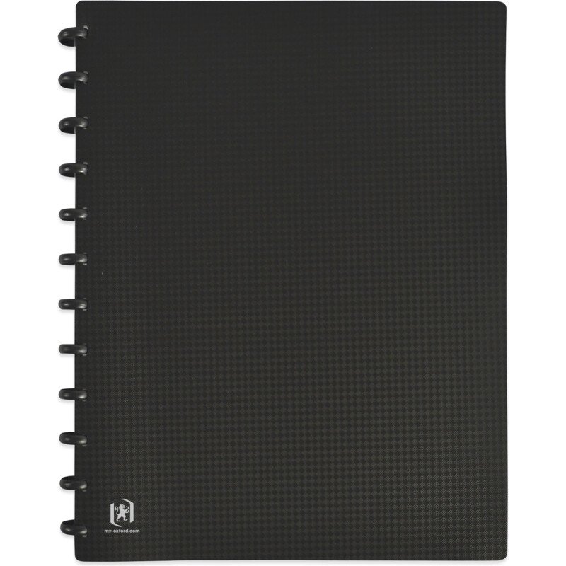 Protège-documents Oxford Variozip Memphis A4 60 vues / 30 pochettes amovibles couverture polypro