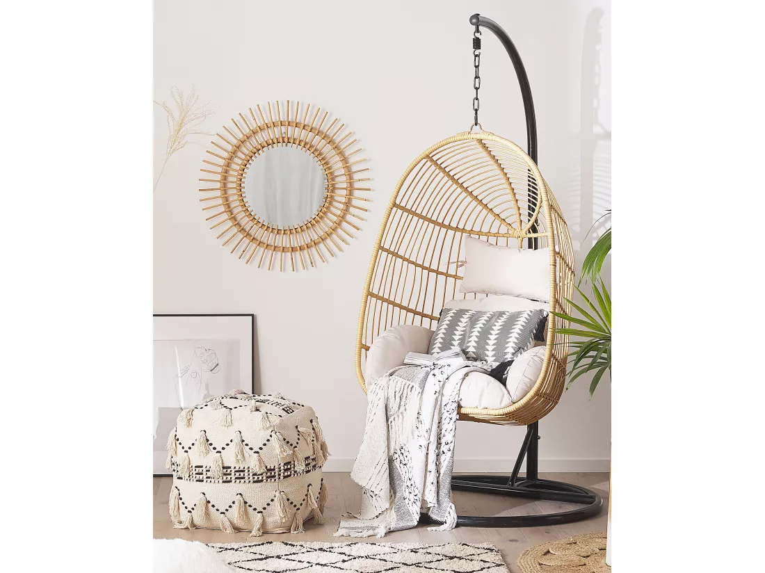 Fauteuil suspendu avec support CASOLI Naturel