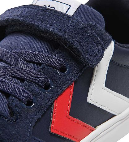 Hummel Schuhe - Slimmer Stadil Leather Low Jr. - Peacoat