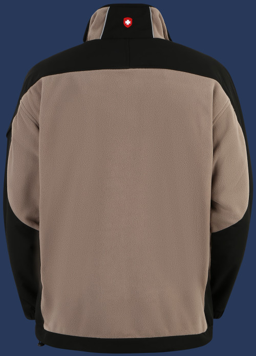 Jet-Jacke MicroFleece, Basalt/Schwarz