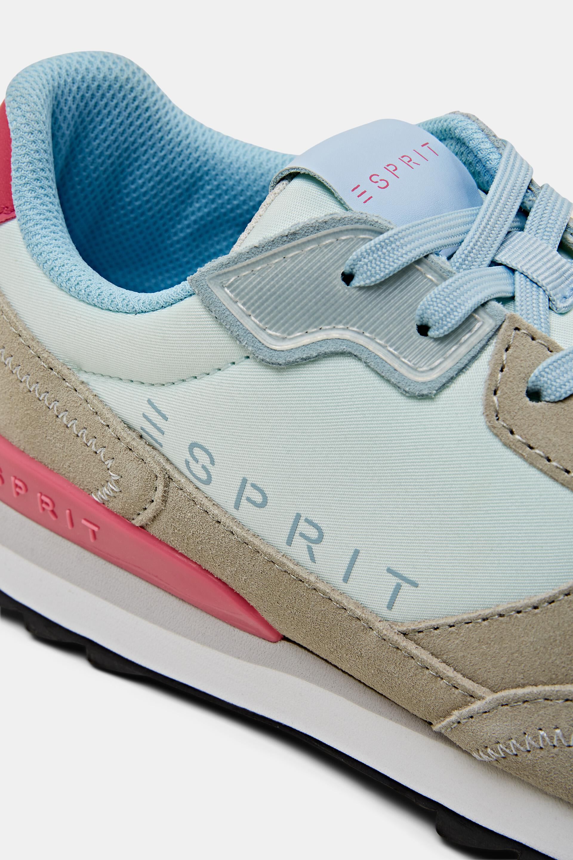 Sneakers multicolores en cuir véritable