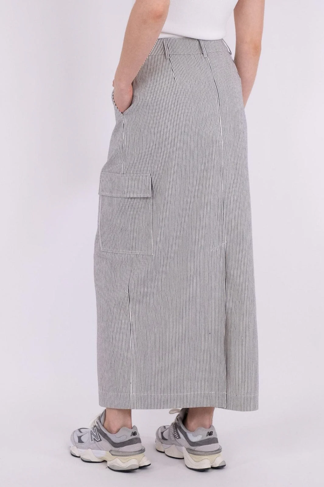 Neo Noir Sannie Stripe Skirt
