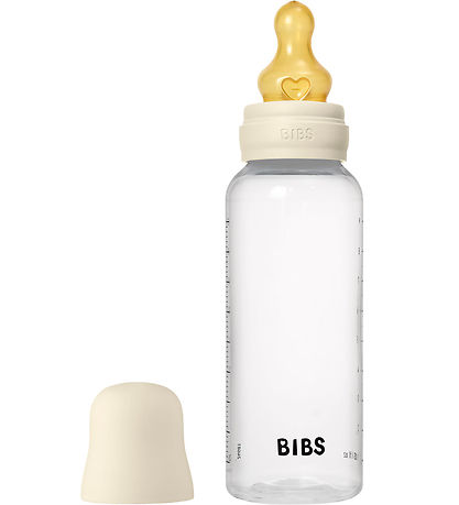 BIBS Babyflasche - 270 ml - PP/Naturgummi - Ivory