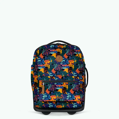 Valise souple 2 roues XS Boulogne bleu