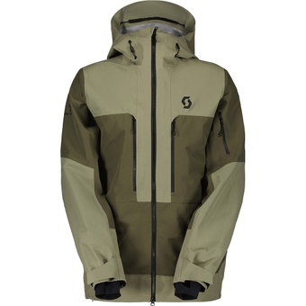 Scott Vertic Ripstop 3L Hardshelljacke Dust Grey / Douglas Green Herren