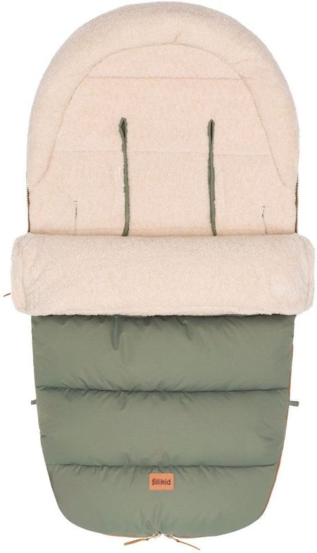 Fillikid - Winter Voetenzak - Groen - Teddy - Waterafstotend