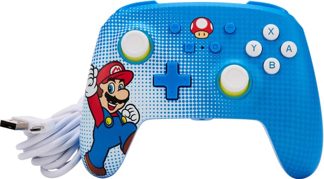 PowerA Enhanced Wired controller til Nintendo Switch (Blå)