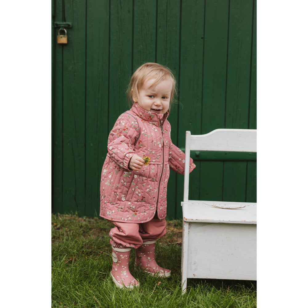 Køb Petit Piao Dusty Rose Strawberry AOP PPEver Termobukser