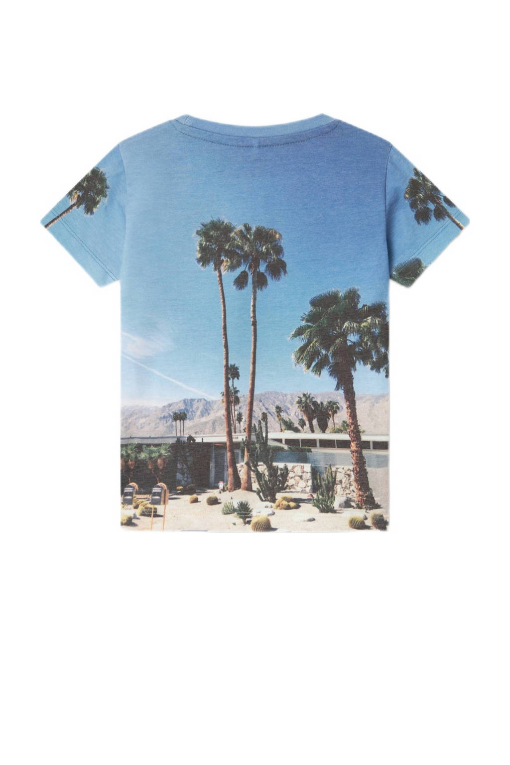 NAME IT T-shirt NMMJOKE met printopdruk blauw/multicolor