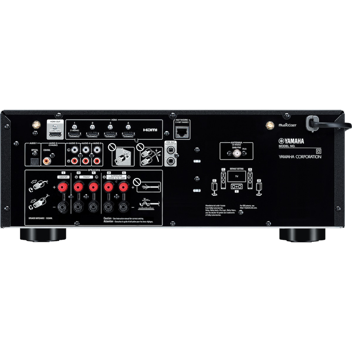 Yamaha 5,2ch AV receiver RX-V4A