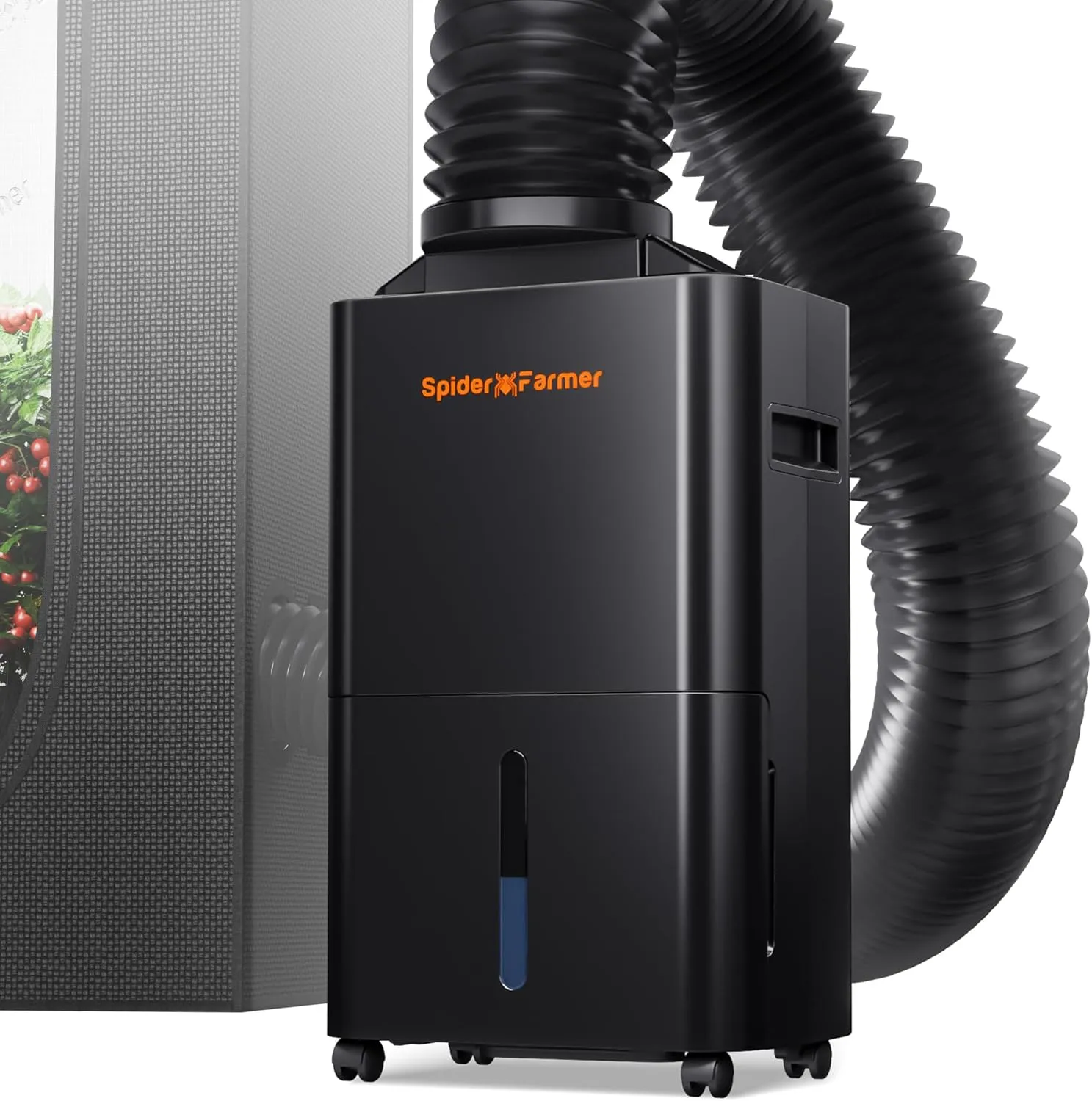 SPIDER FARMER Luftentfeuchter Grow Box 12L/24H Luftentfeuchter Elektrisch mit Abflussrohr und Entlüftungsrohr, Automatische Abtauung, 24H Timer Funktion, Raumentfeuchter für Growzelt Keller Pflanzen