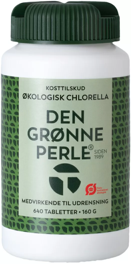 Chlorella - Den Grønne Perle Ø - 640 tabl.