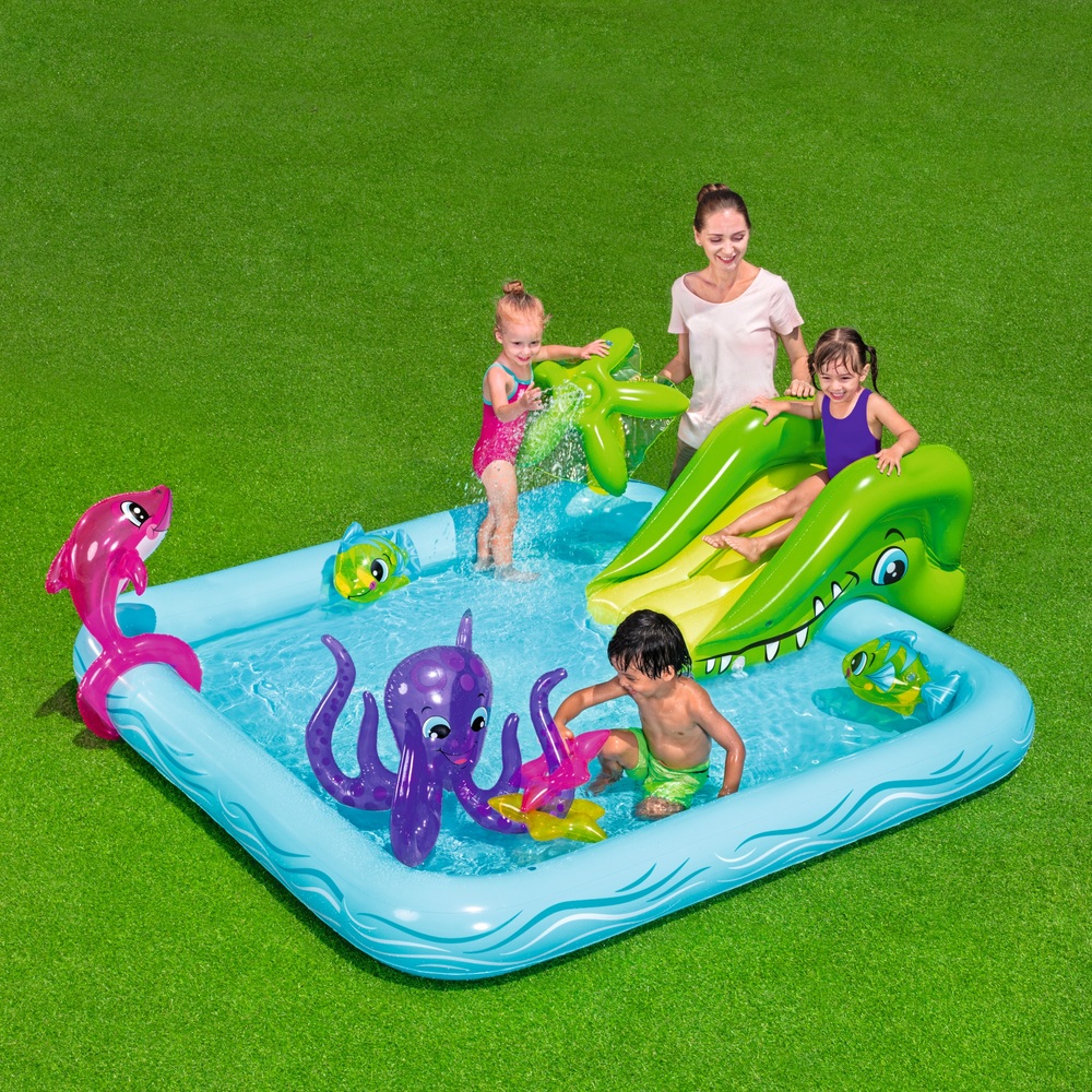 Bestway Aquarium Planschbecken Spielzentrum